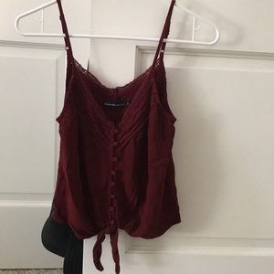 NWOT maroon tank top